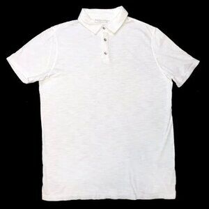 White Banana Republic Short Sleeve Vintage Tee Polo Size M
